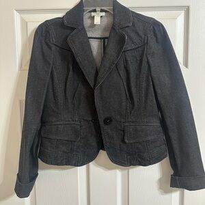 LOFT Dark Gray Women's Blazer size 6